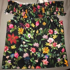 Zara off the shoulder top